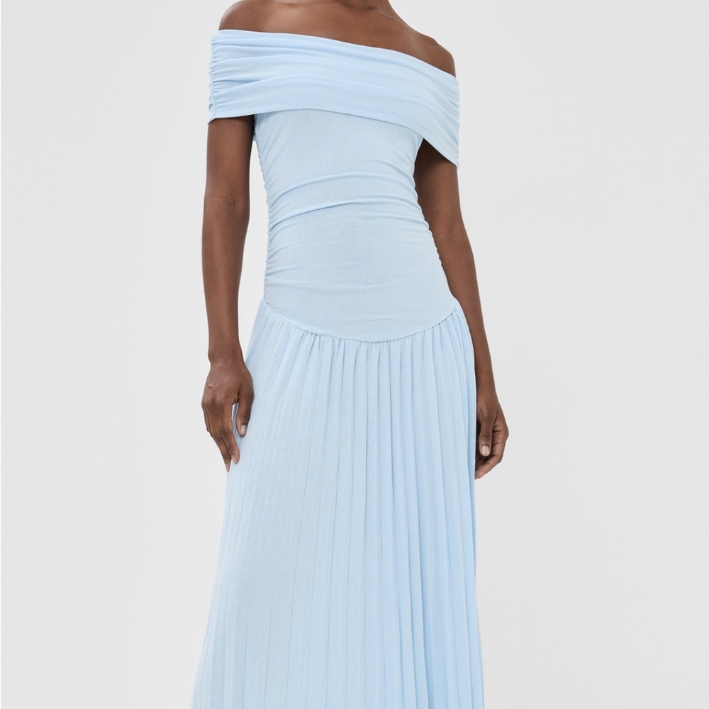 Lioness Off-Shoulder Light Blue Dress